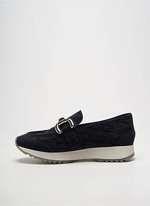 Mocassins bout rond talon de 4 à 6cm bleu ROSEMETAL femme