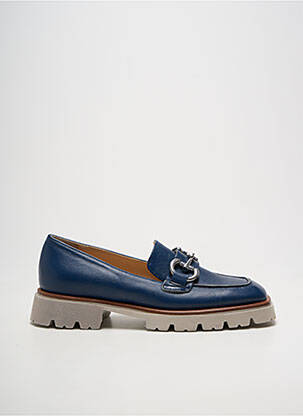 Mocassins talon bas talon plat jusqu'à 3cm bleu FAIRE femme