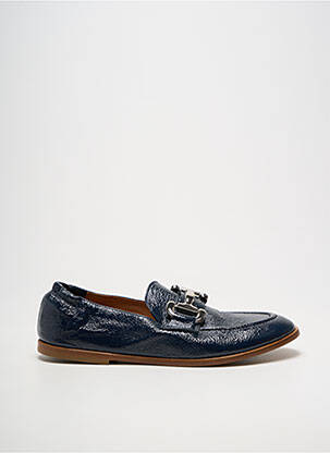 Mocassins chiquet talon plat jusqu'à 3cm bleu FAIRE femme