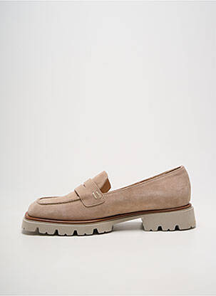Mocassins type de semelle amortissante talon plat jusqu'à 3cm beige FAIRE femme