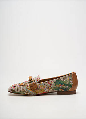Mocassins chiquet talon plat jusqu'à 3cm marron PEDRO MIRALLES femme