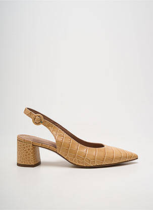 Escarpins fermeture boucle(s) talon de 4 à 6cm beige PEDRO MIRALLES femme