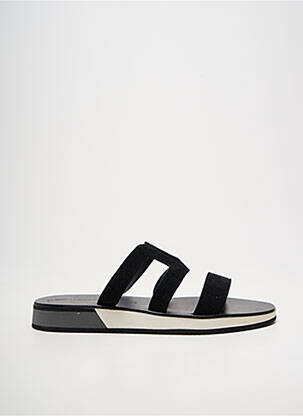 Mules/sabots bout ouvert talon plat jusqu'à 3cm noir TRIVER FLIGHT femme
