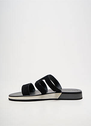 Mules/sabots bout ouvert talon plat jusqu'à 3cm noir TRIVER FLIGHT femme