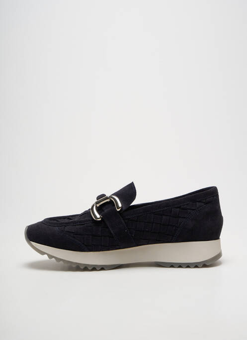 Mocassins bout rond talon de 4 à 6cm bleu ROSEMETAL femme