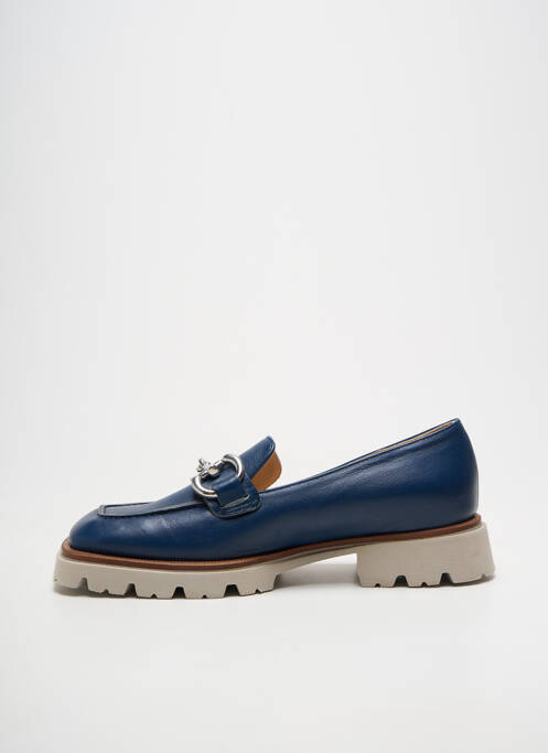 Mocassins talon bas talon plat jusqu'à 3cm bleu FAIRE femme