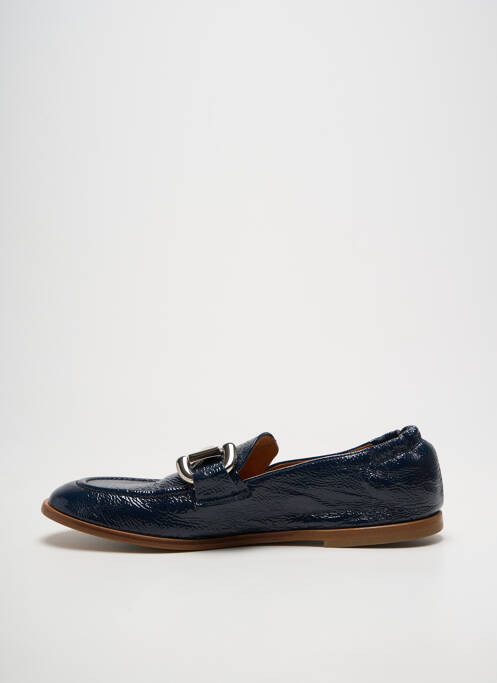 Mocassins effet froissé talon plat jusqu'à 3cm bleu FAIRE femme