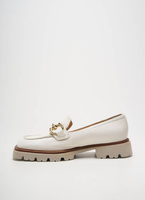 Mocassins type de semelle amortissante talon plat jusqu'à 3cm blanc FAIRE femme