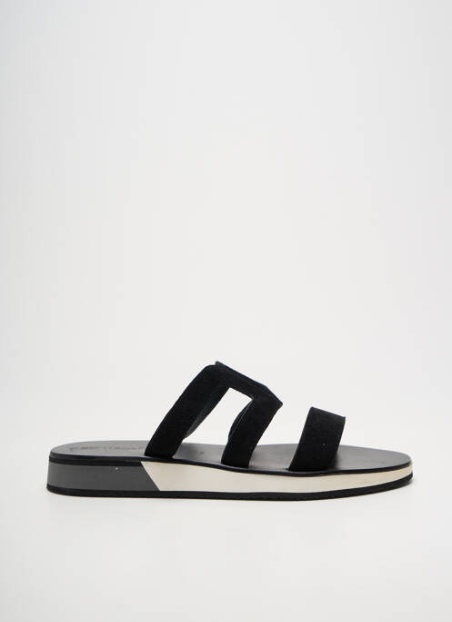 Mules/sabots bout ouvert talon plat jusqu'à 3cm noir TRIVER FLIGHT femme