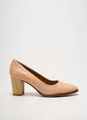 Escarpins talon bottier talon de 7 à 9cm beige fonce JHAY femme