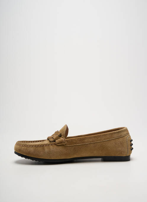 Mocassins bout rond talon plat jusqu'à 3cm marron TRIVER FLIGHT femme