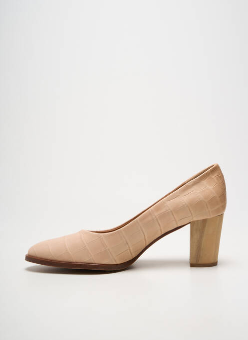 Escarpins talon bottier talon de 7 à 9cm beige JHAY femme