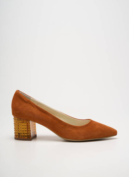 Escarpins talon bottier talon de 4 à 6cm marron JHAY femme