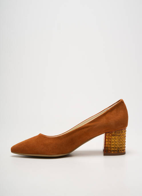 Escarpins talon bottier talon de 4 à 6cm marron JHAY femme