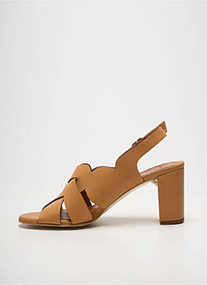 Sandales/nu pieds talon bottier talon de 7 à 9cm marron JHAY femme