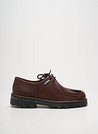 Derbies bout rond talon plat jusqu'à 3cm marron GATINE femme