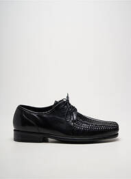 Derbies bout carré talon bas noir FLAVIO homme