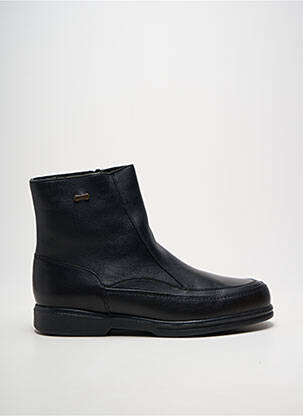Bottines/boots fermeture zippée talon bas noir SLEDGERS homme