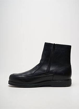 Bottines/boots fermeture zippée talon bas noir SLEDGERS homme