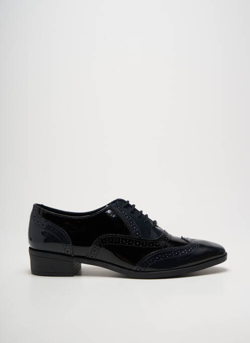 Derbies bout pointu talon plat jusqu'à 3cm bleu ELLE femme
