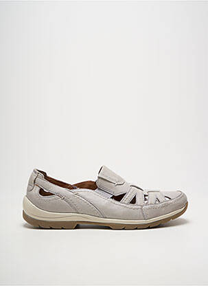 Chaussures de confort semelle amovible talon plat jusqu'à 3cm gris JANA femme