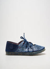 Chaussures de confort fermeture lacets talon plat jusqu'à 3cm bleu MACIEJKA OBUWIE femme