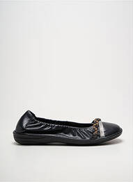 Ballerines bout rond talon plat jusqu'à 3cm noir JANA femme
