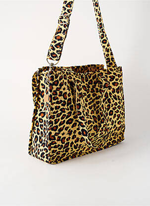 Sac type de porter main forme rectangulaire beige FLOWER MARKET femme