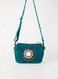 Sac doublure textile forme rectangulaire vert FLOWER MARKET femme