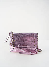Sac multipoches forme rectangulaire violet PIECES femme