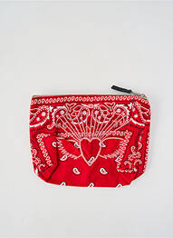 Trousse broderie rouge FLEUR DE PIRATE femme