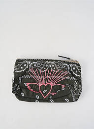 Trousse broderie vert FLEUR DE PIRATE femme