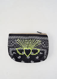 Trousse broderie noir FLEUR DE PIRATE femme