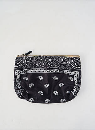Trousse broderie noir FLEUR DE PIRATE femme