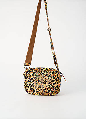 Sac doublure textile forme rectangulaire beige FLOWER MARKET femme