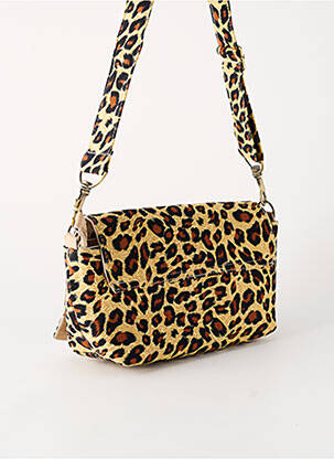 Sac doublure textile forme rectangulaire beige FLOWER MARKET femme