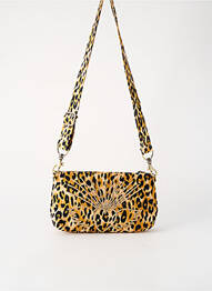 Sac doublure textile forme rectangulaire beige FLOWER MARKET femme