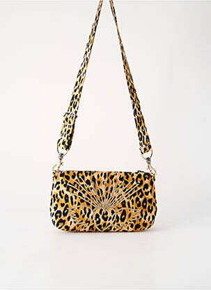 Sac doublure textile forme rectangulaire beige FLOWER MARKET femme