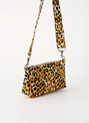 Sac doublure textile forme rectangulaire beige FLOWER MARKET femme