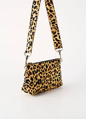 Sac doublure textile forme rectangulaire beige FLOWER MARKET femme