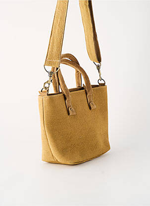 Sac type de porter main forme rectangulaire beige FLOWER MARKET femme