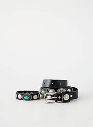 Ceinture coutures renforcées noir WAITZ femme