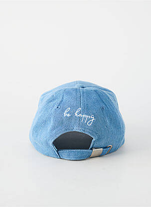 Casquette visière souple bleu PIECES femme