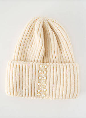 Bonnet stretch beige MM SWEET femme