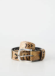 Ceinture tissage effet écaille beige WAITZ femme