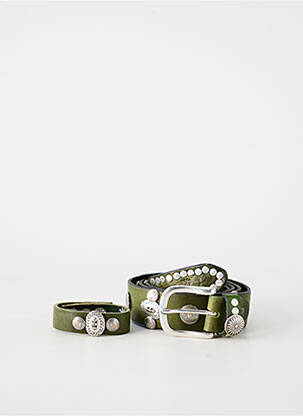 Ceinture coutures renforcées vert WAITZ femme