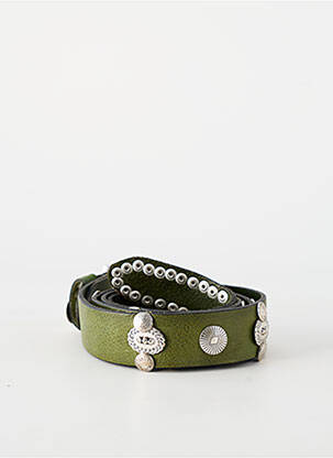 Ceinture coutures renforcées vert WAITZ femme