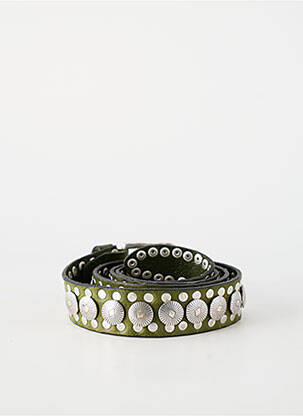 Ceinture coutures renforcées vert WAITZ femme