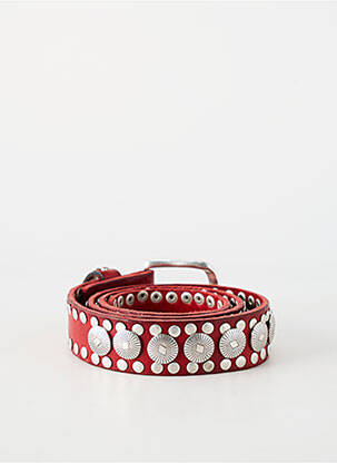 Ceinture coutures renforcées rouge WAITZ femme