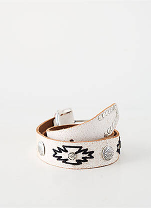 Ceinture coutures renforcées blanc WAITZ femme
